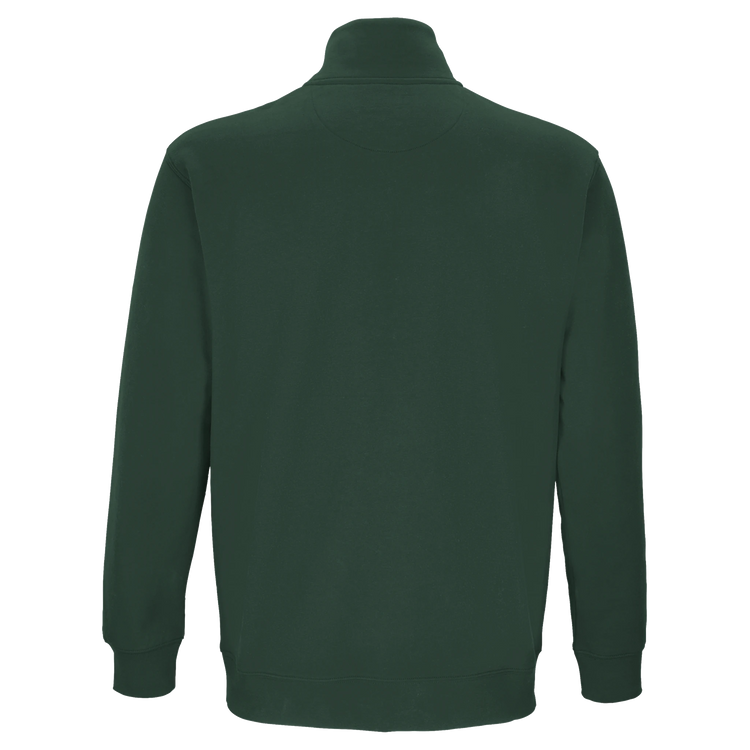 A Black Cavaliére Unisex 1/4 Zip Sweatshirt