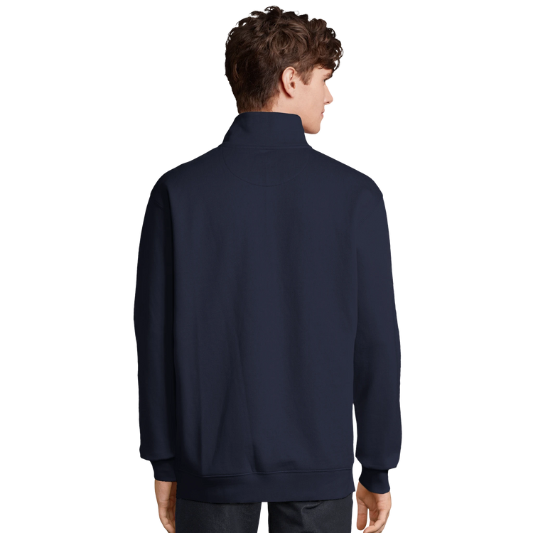 Black Cavaliére Unisex 1/4 Zip Sweatshirt