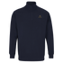 A Black Cavaliére Unisex 1/4 Zip Sweatshirt