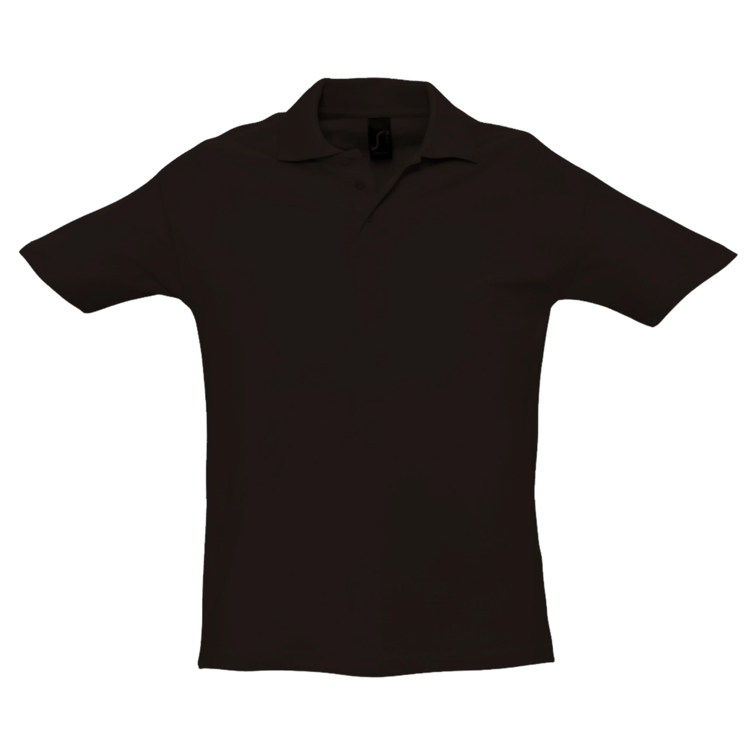 Stylish Cavaliére Unisex Polo Shirt in classic pique cotton, featuring a refined ribbed collar and two-button placket.