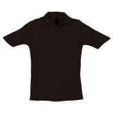 Stylish Cavaliére Unisex Polo Shirt in classic pique cotton, featuring a refined ribbed collar and two-button placket.