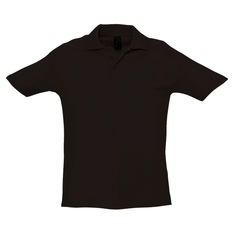 Stylish Cavaliére Unisex Polo Shirt in classic pique cotton, featuring a refined ribbed collar and two-button placket.