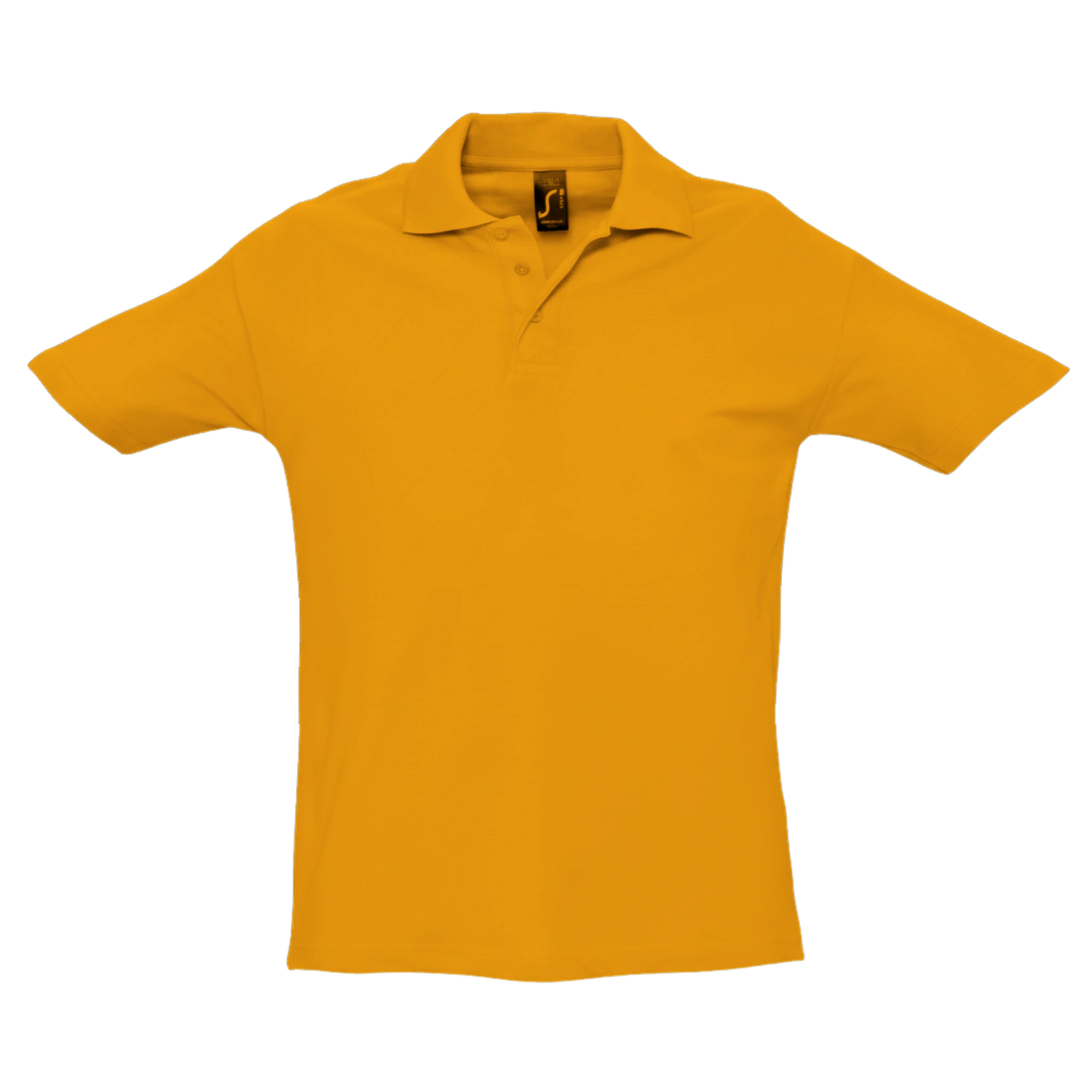 Stylish unisex Cavaliére polo shirt in breathable cotton piqué with a classic waffle texture and refined ribbed collar.