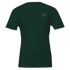 Premium Unisex Crewneck T-shirt | Cavaliére in dark green with small gold embroidered logo on chest, classic fit design