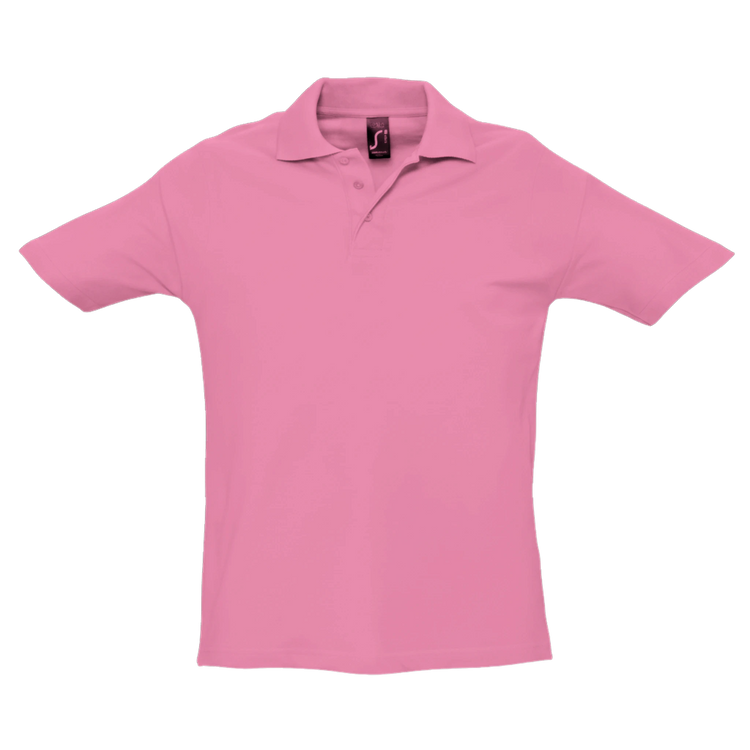 Stylish Cavaliére Unisex Polo Shirt in breathable cotton piqué, featuring a classic waffle texture and ribbed collar.