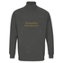 Black Cavaliére Unisex 1/4 Zip Sweatshirt