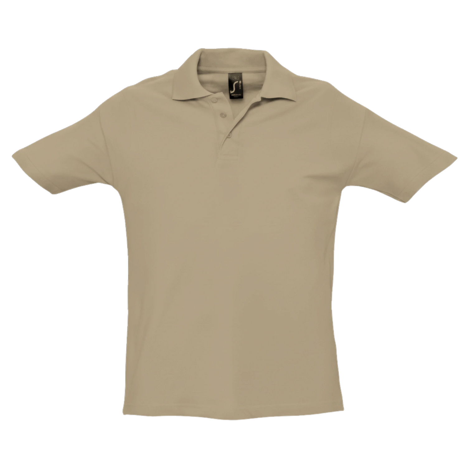Stylish Cavaliére Unisex Polo Shirt in breathable cotton piqué, featuring a classic waffle texture and ribbed collar.