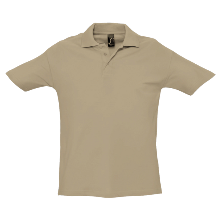 Stylish Cavaliére Unisex Polo Shirt in breathable cotton piqué, featuring a classic waffle texture and ribbed collar.