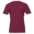 Premium Unisex Crewneck T-shirt | Cavaliére in rich burgundy with subtle gold embroidered logo on chest