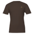 Premium Unisex Crewneck T-shirt | Cavaliére in deep brown with subtle embroidered gold logo on chest, sleek crew neck style