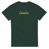 A Green Heavyweight Unisex Crewneck T-shirt | Cavaliére