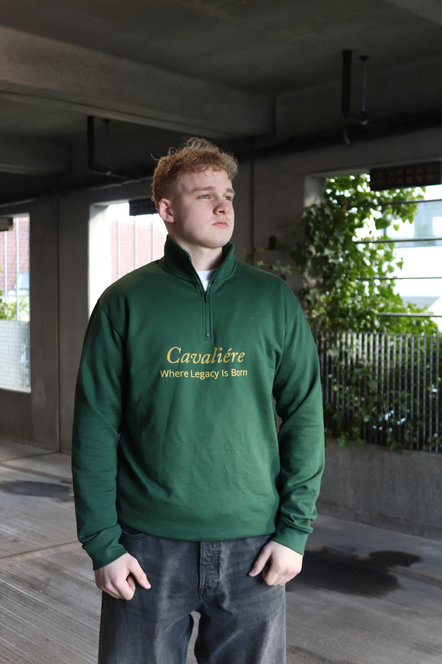 Cavaliére Unisex 1/4 Zip Sweatshirt