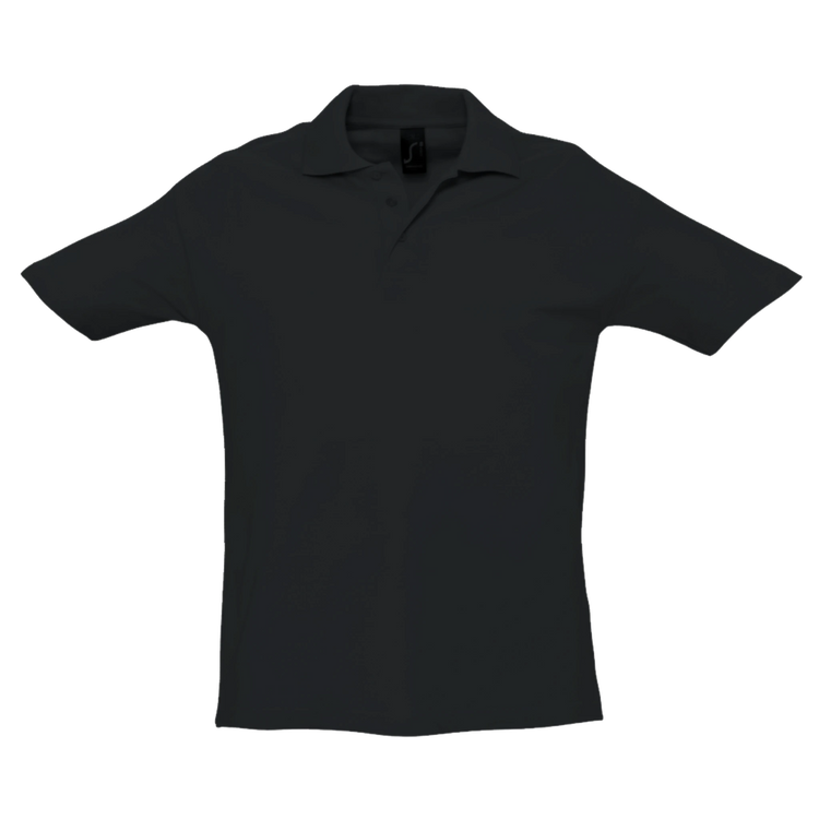 Stylish Cavaliére Unisex Polo Shirt in a classic fit, featuring a textured waffle knit, ribbed collar, and two-button placket.