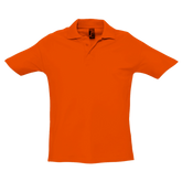 Stylish Cavaliére Unisex Polo Shirt in breathable cotton piqué, featuring a classic waffle texture and ribbed collar.