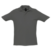 Stylish unisex Cavaliére polo shirt in breathable 210 GSM cotton piqué, featuring a textured knit and classic ribbed collar.