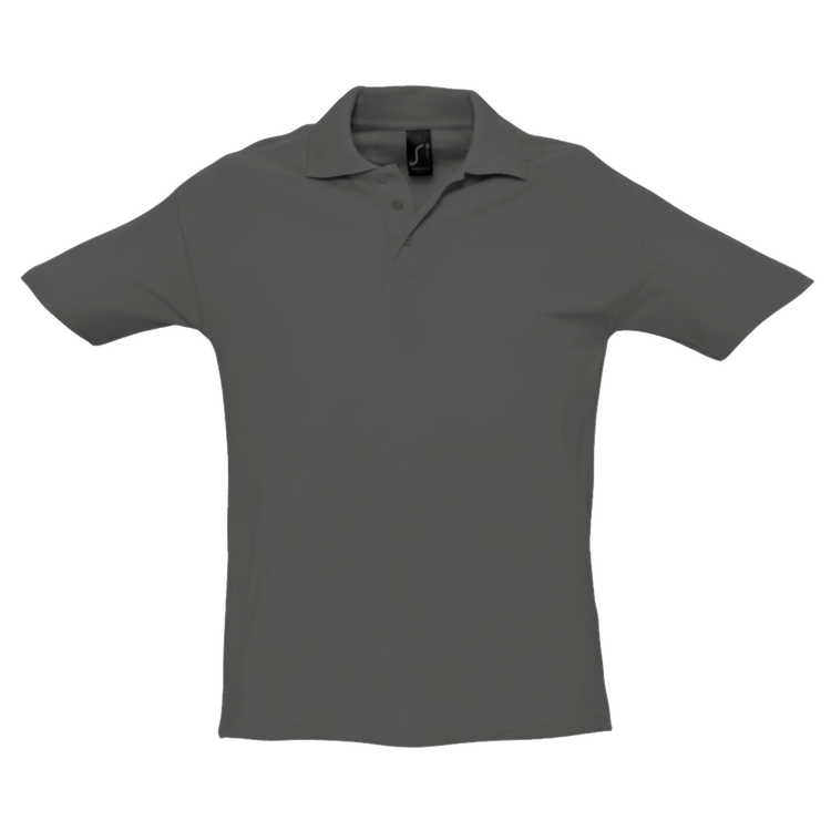 Stylish unisex Cavaliére polo shirt in breathable 210 GSM cotton piqué, featuring a textured knit and classic ribbed collar.