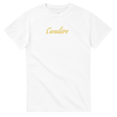 A White Heavyweight Unisex Crewneck T-shirt | Cavaliére
